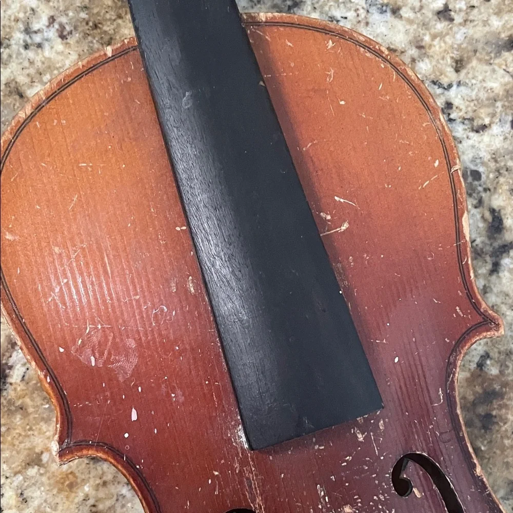Stradivarius Rustic Brown Violin ~ Label inside - Picture 4 of 13